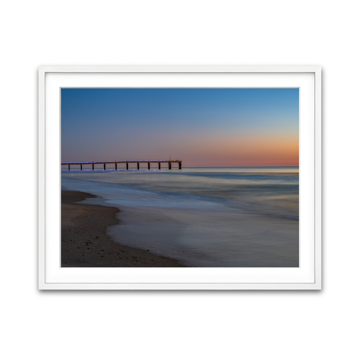AUTO-MOCKUP WHITE | St. Augustine Florida Colors | 1 Piece | White Framed Print | group=4x3