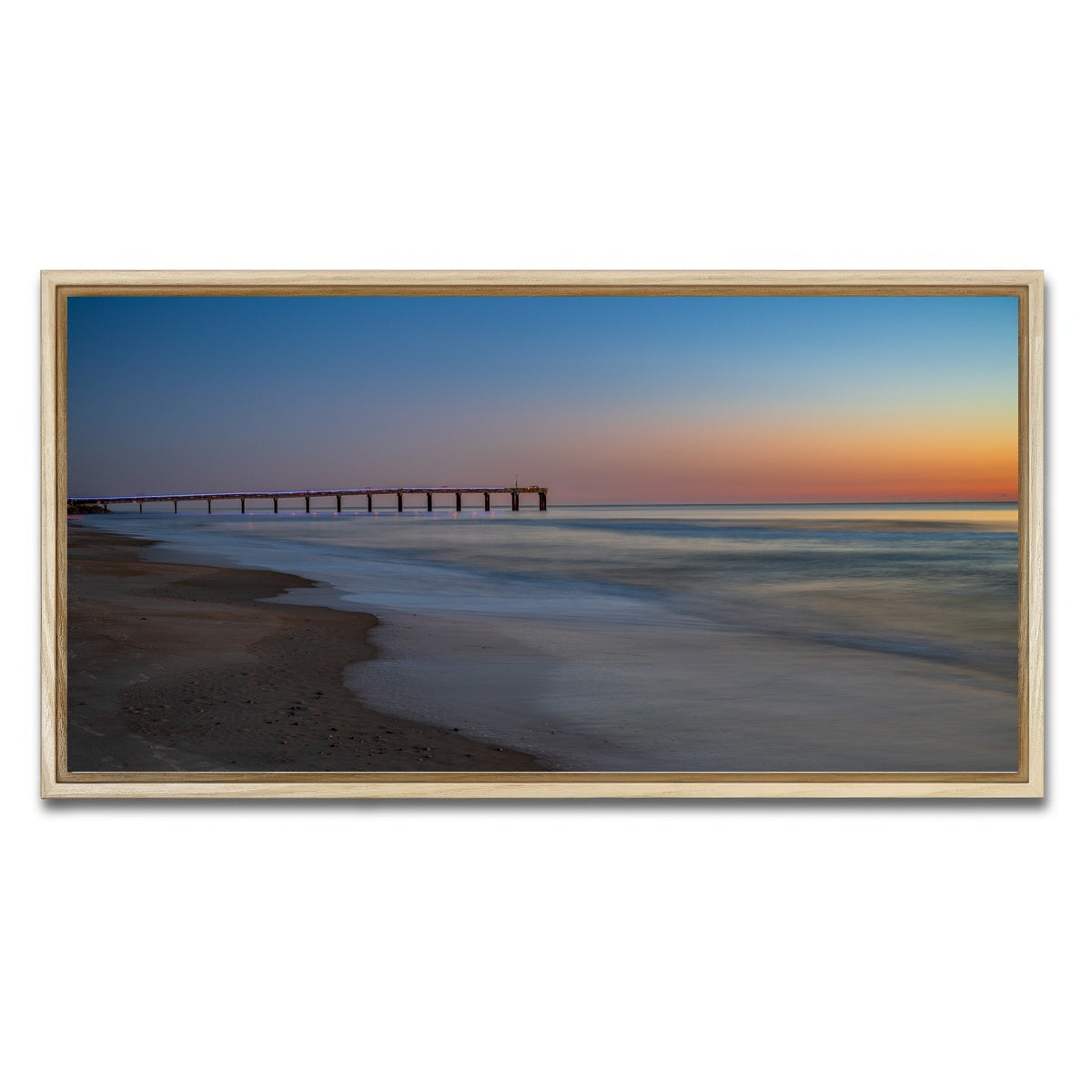 AUTO-MOCKUP WHITE | St. Augustine Florida Colors | 1 Piece | Natural Framed Canvas | group=2x1