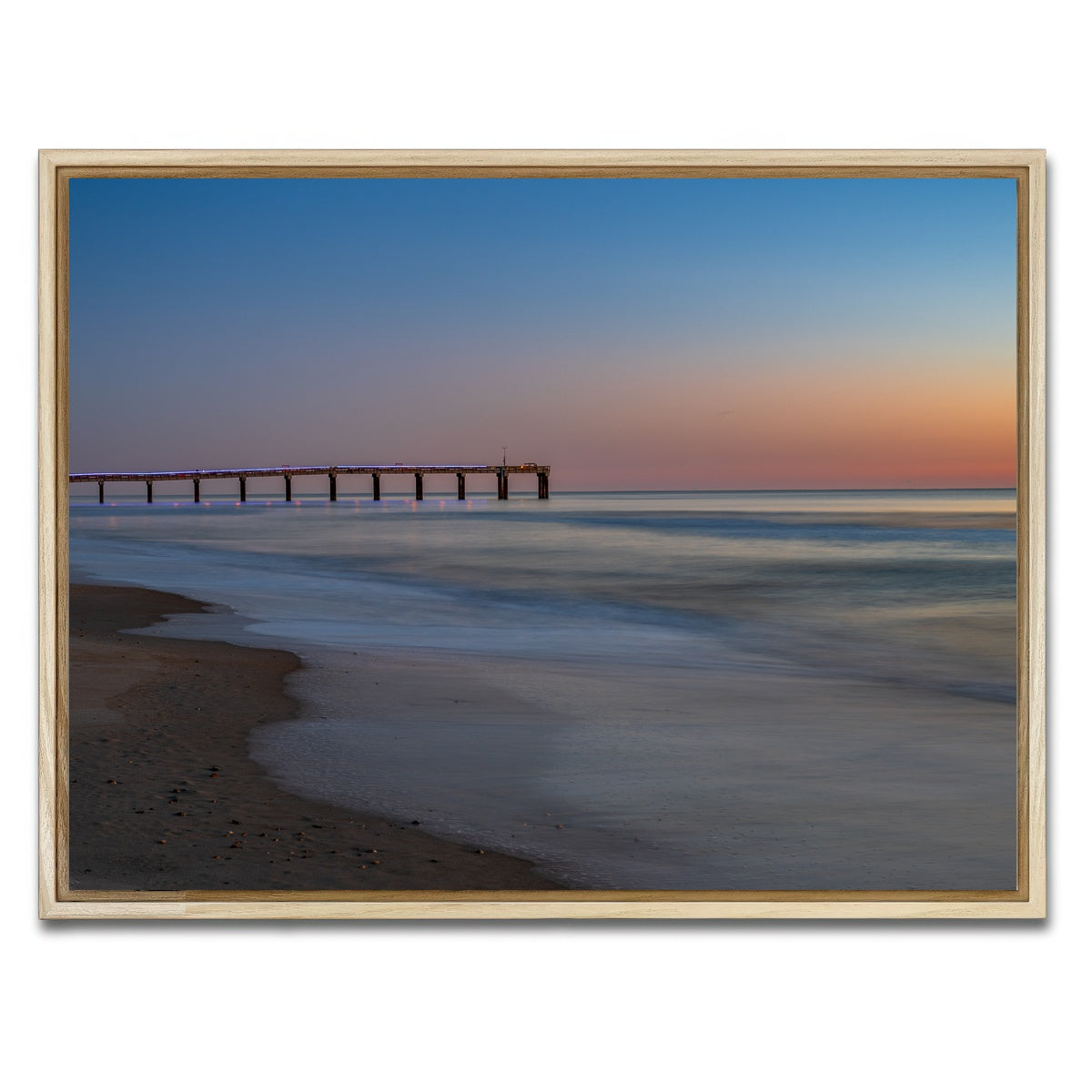 AUTO-MOCKUP WHITE | St. Augustine Florida Colors | 1 Piece | Natural Framed Canvas | group=4x3