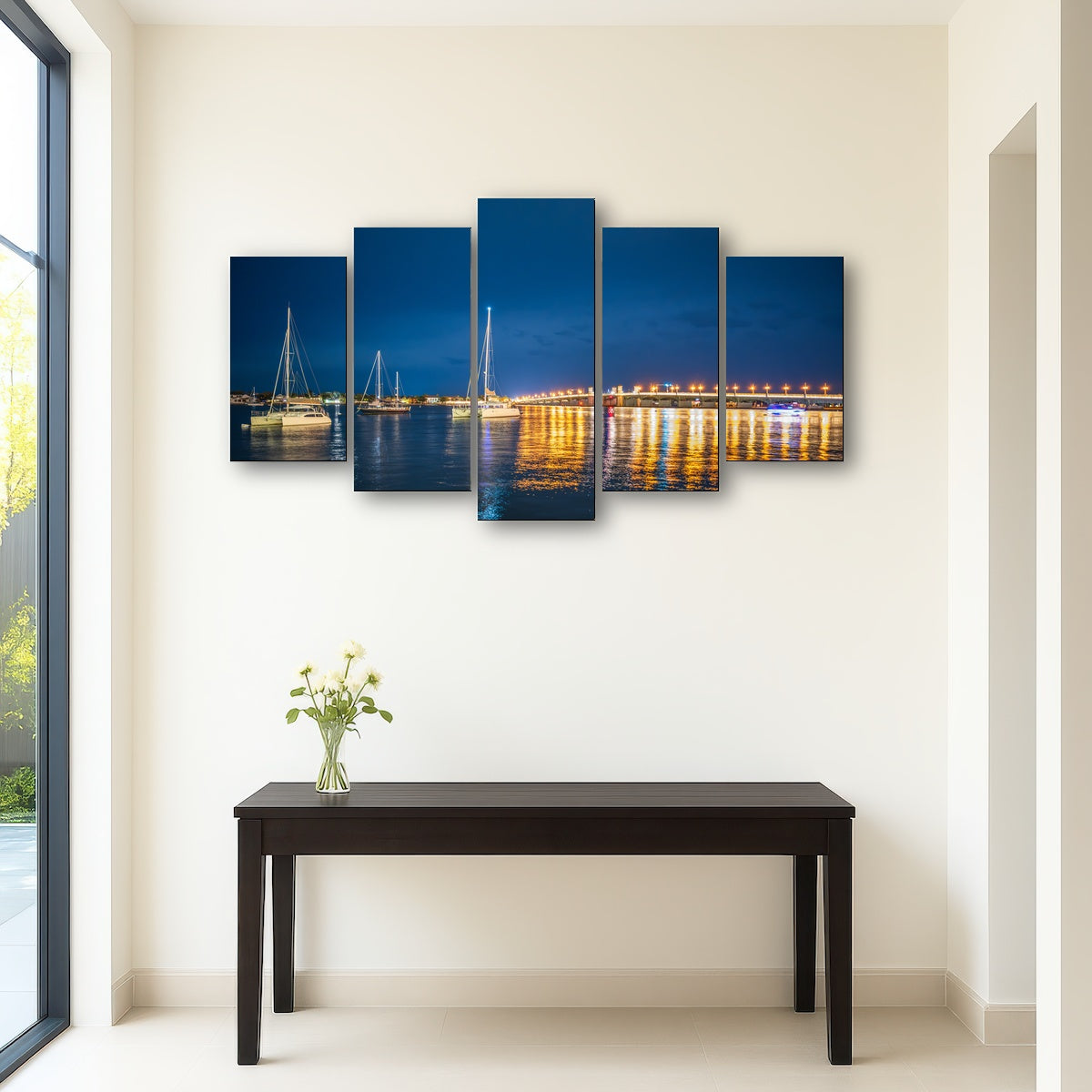 AUTO-MOCKUP ROOM | St. Augustine Florida Harbor Night