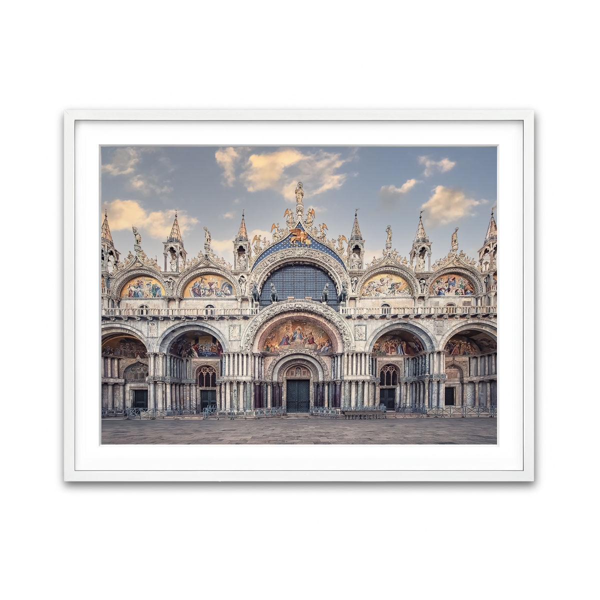 Framed Print 4x3 White