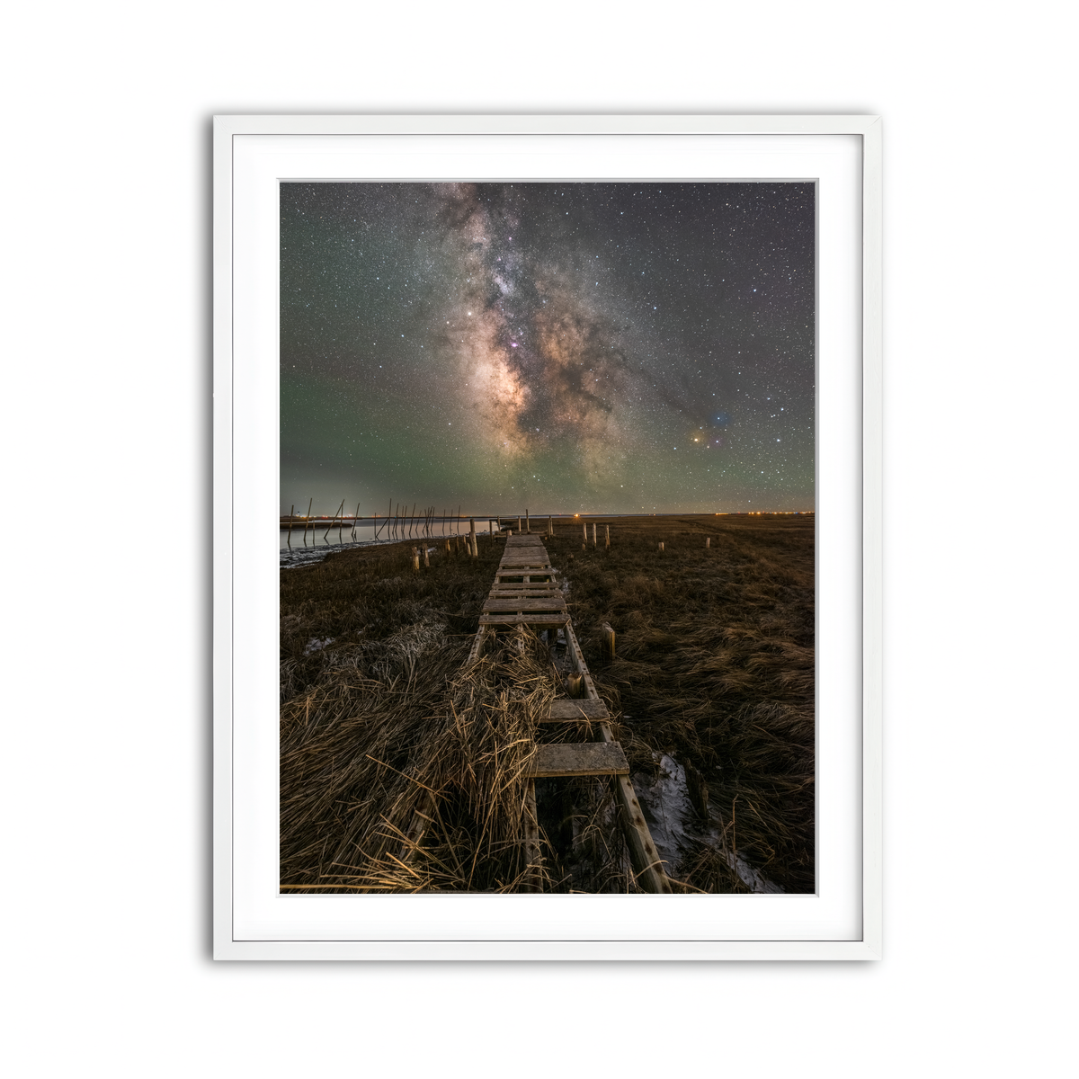 Framed Print 3x4 White