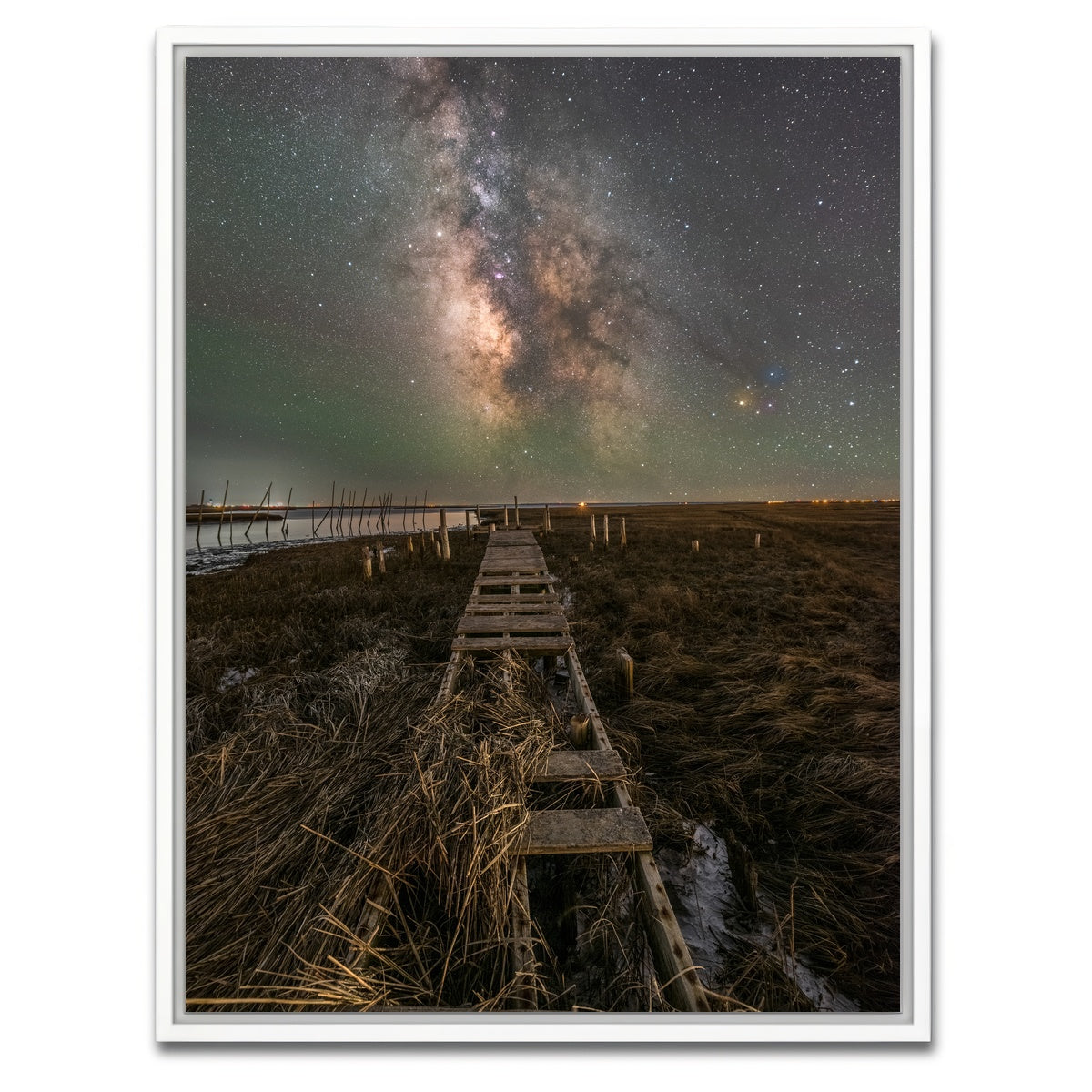 AUTO-MOCKUP WHITE | Stairway to the Heavens | 1 Piece | White Framed Canvas | group=3x4