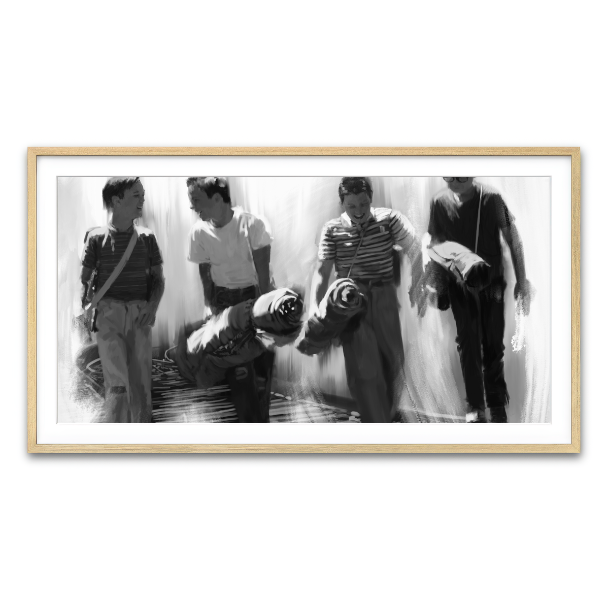 Framed Print 2x1 Natural