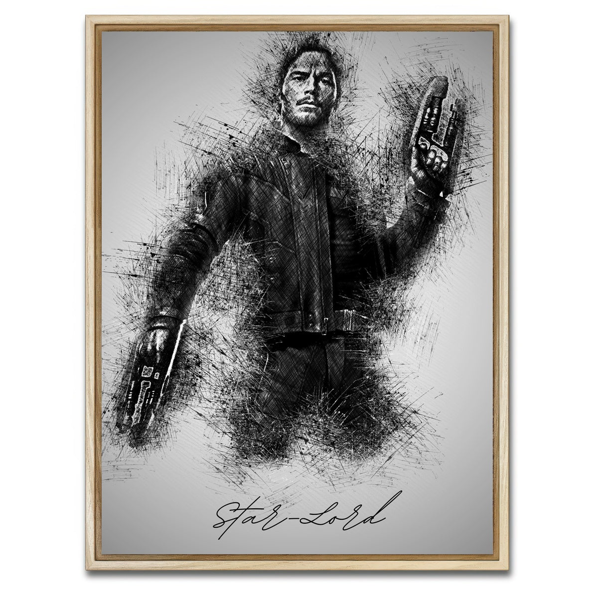 AUTO-MOCKUP WHITE | Star-Lord | 1 Piece | Natural Framed Canvas | group=3x4