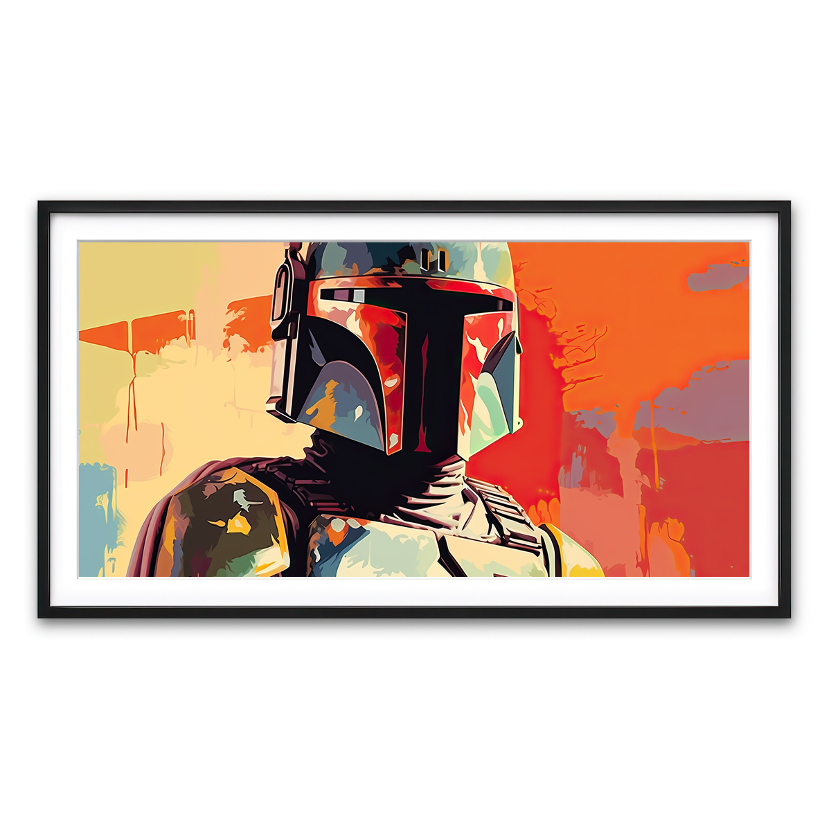 Framed Print 2x1 Black