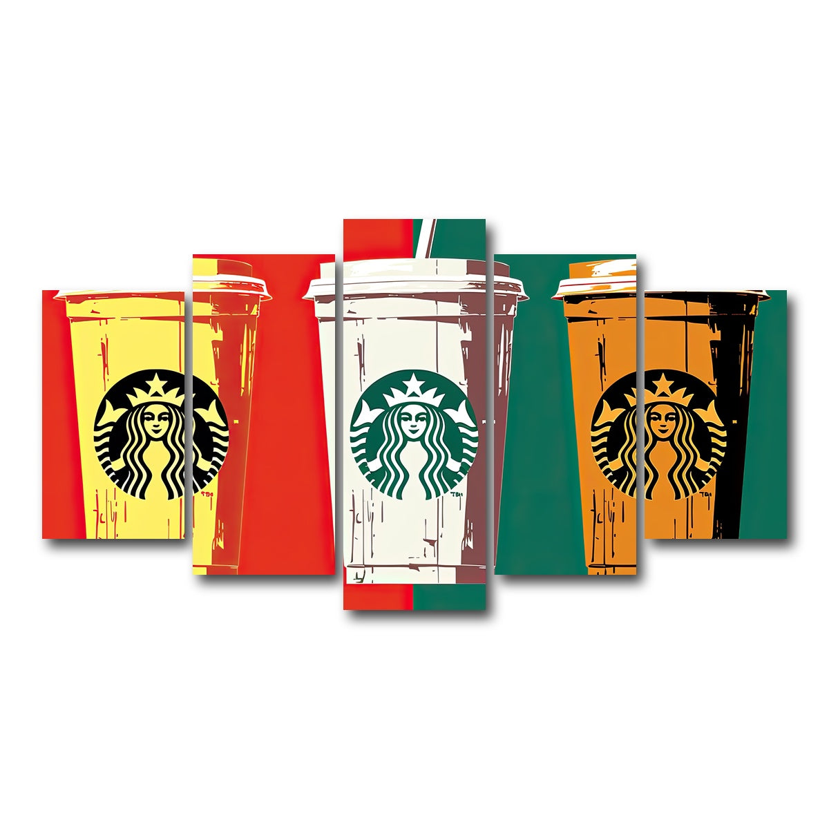 AUTO-MOCKUP WHITE | Starbs Warhol | 5 Piece | Gallery Wrap Canvas | group=5_normal