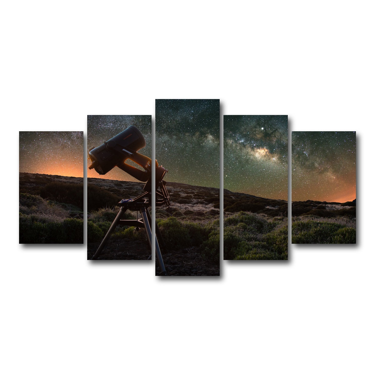 AUTO-MOCKUP WHITE | Stargazer | 5 Piece | Gallery Wrap Canvas | group=5_normal