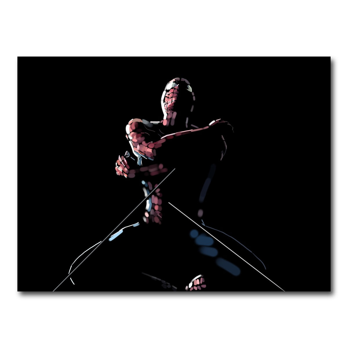 AUTO-MOCKUP WHITE | Struggling Spider | 1 Piece | Gallery Wrap Canvas | group=4x3