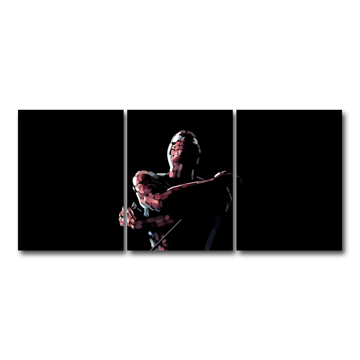 AUTO-MOCKUP WHITE | Struggling Spider | 3 Piece | Gallery Wrap Canvas | group=18x24
