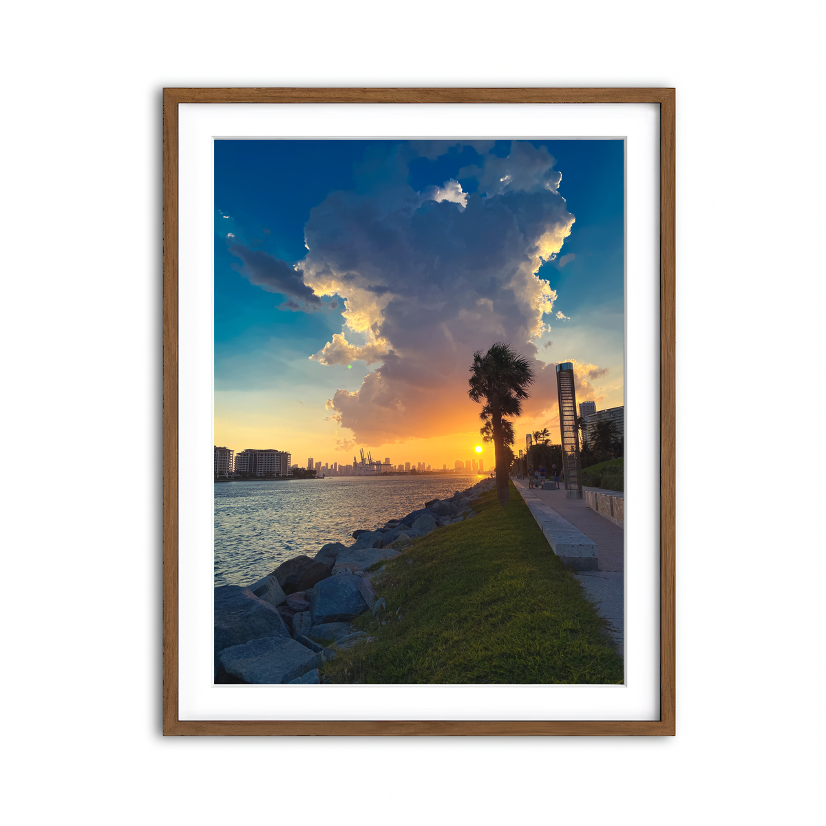 Framed Print 3x4 Walnut