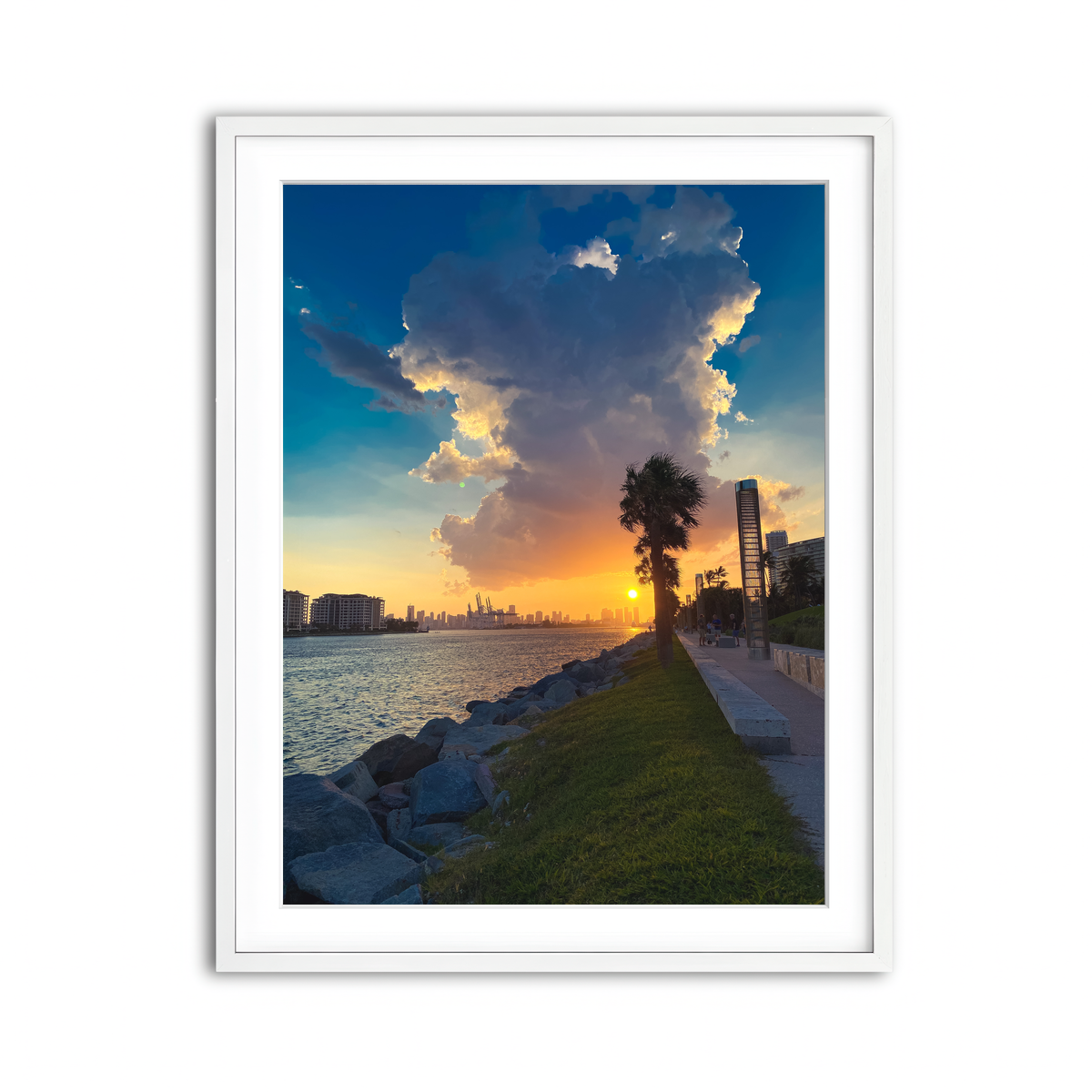 Framed Print 3x4 White