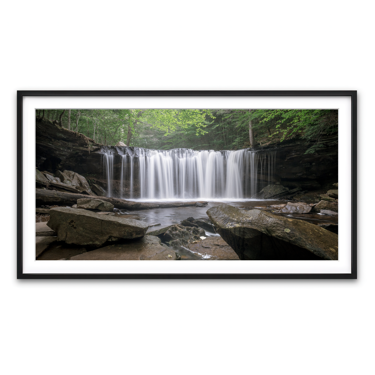 Framed Print 2x1 Black