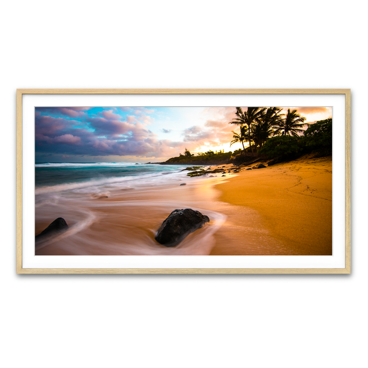 Framed Print 2x1 Natural