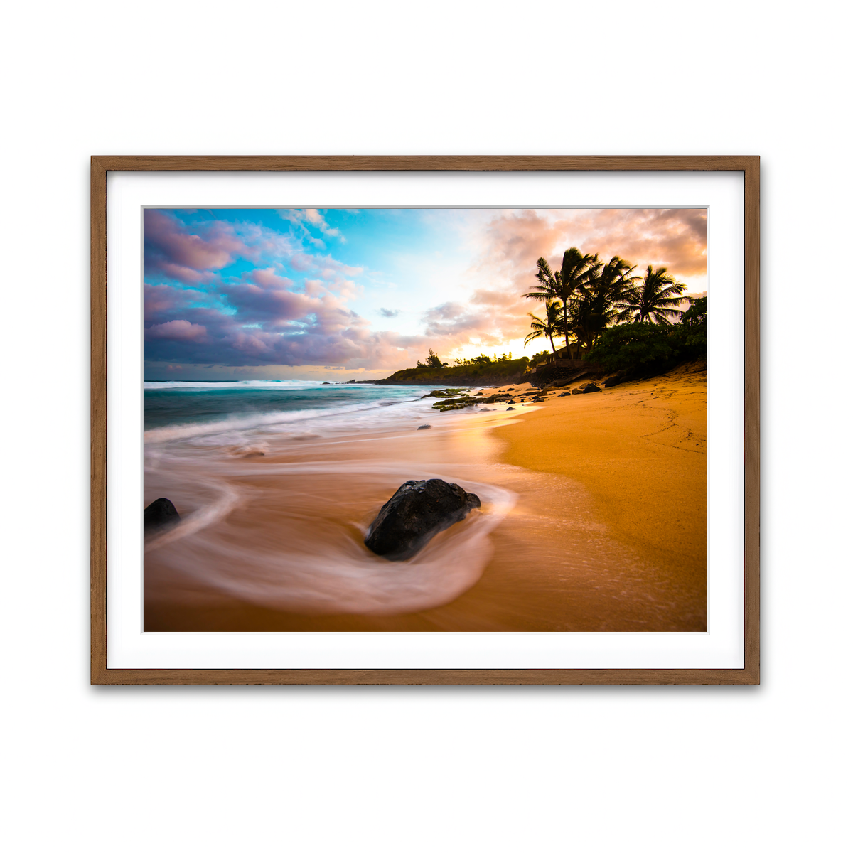 Framed Print 4x3 Walnut