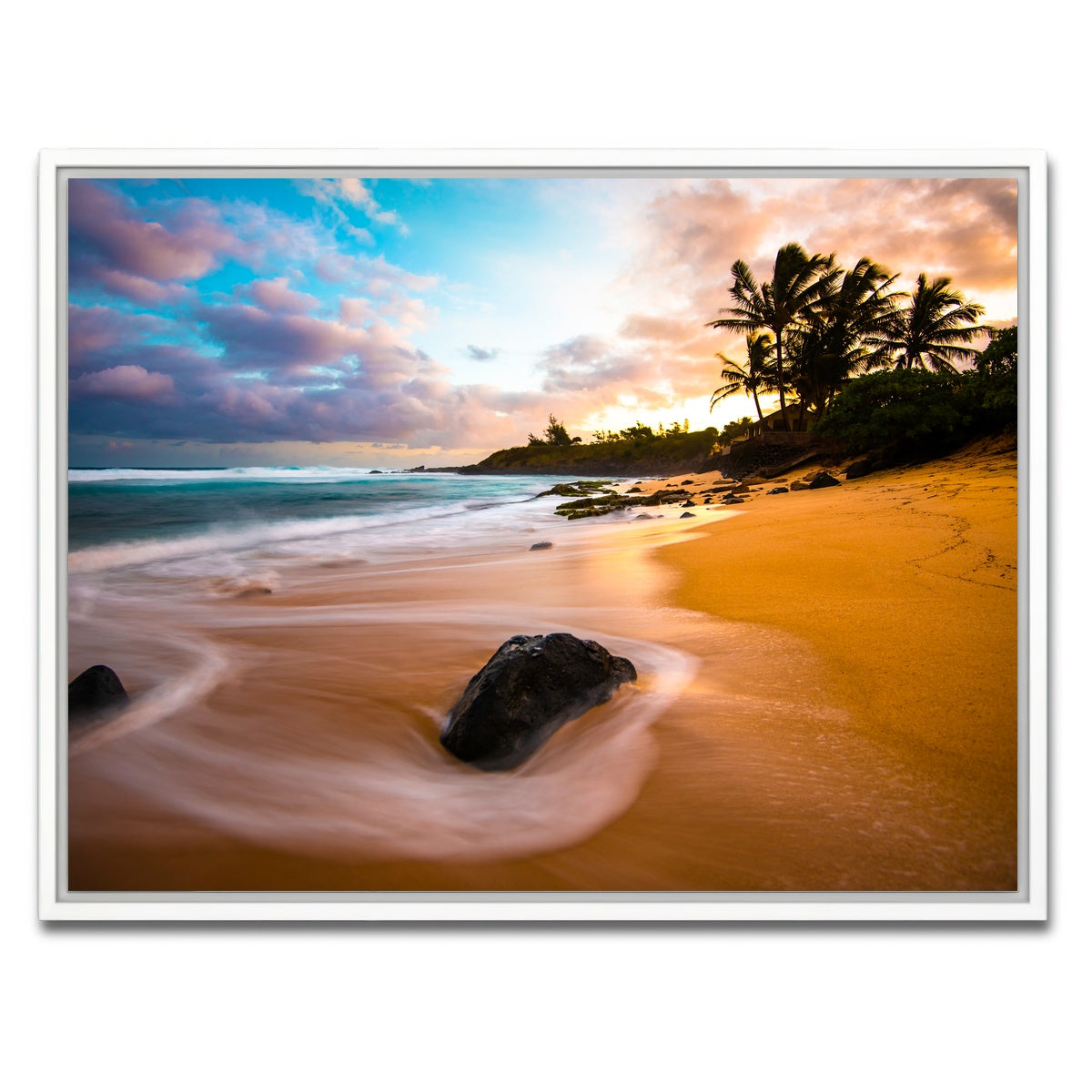AUTO-MOCKUP WHITE | Sunrise Bliss | 1 Piece | White Framed Canvas | group=4x3
