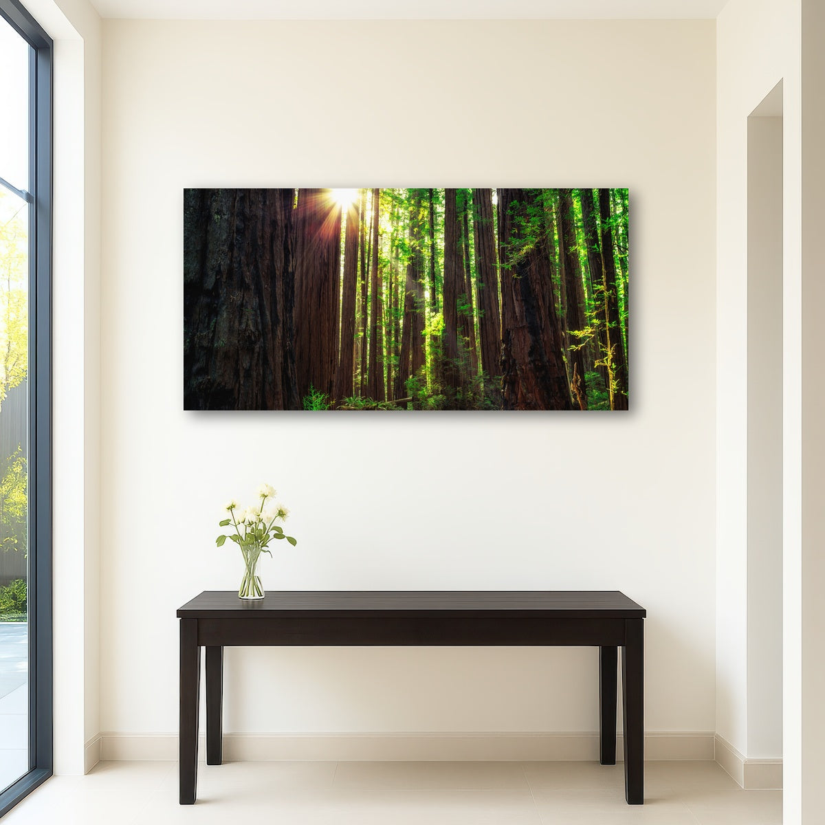 Sunrise in the Redwoods Wall Art