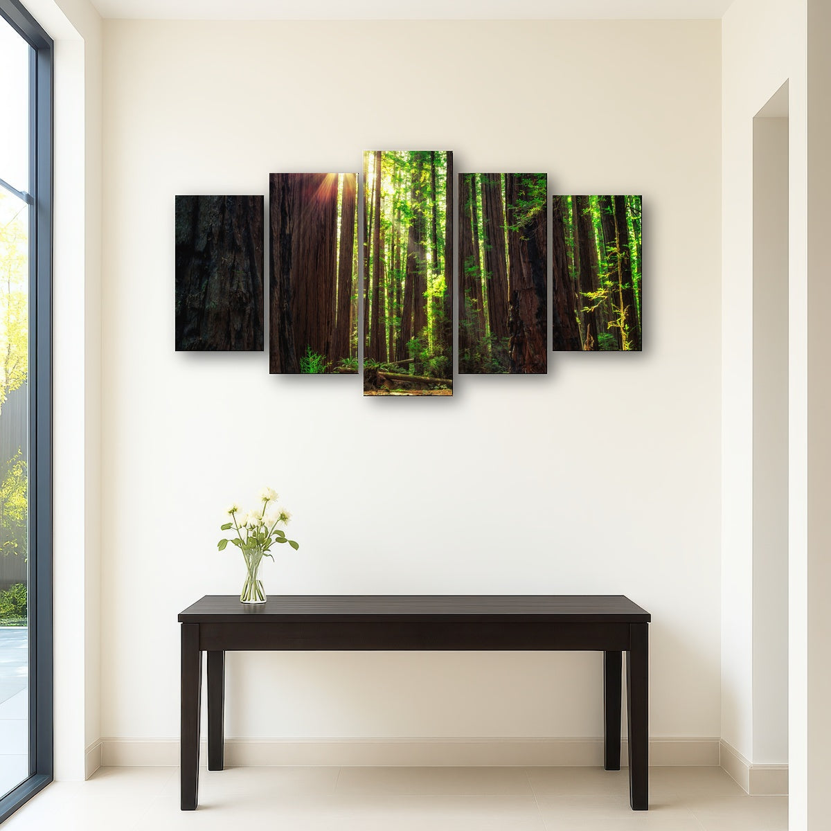 Sunrise in the Redwoods Wall Art
