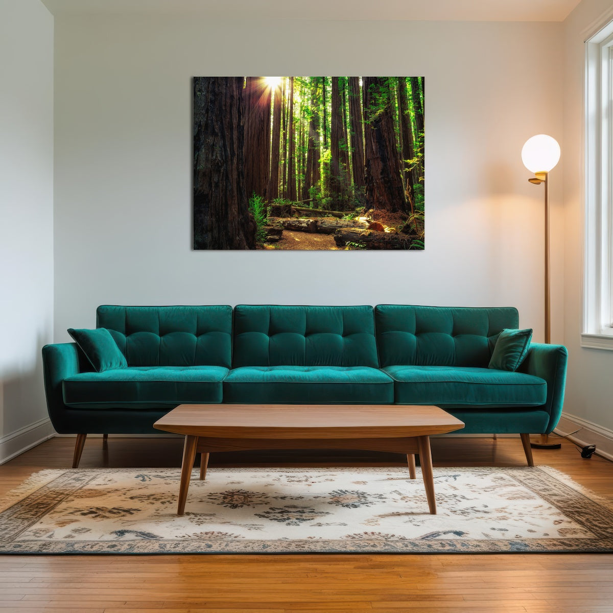 Sunrise in the Redwoods Wall Art