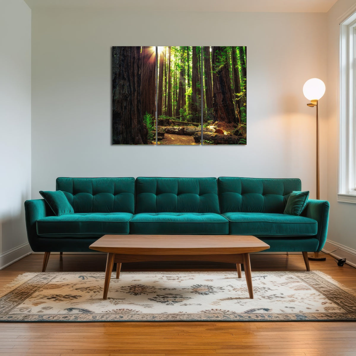 Sunrise in the Redwoods Wall Art