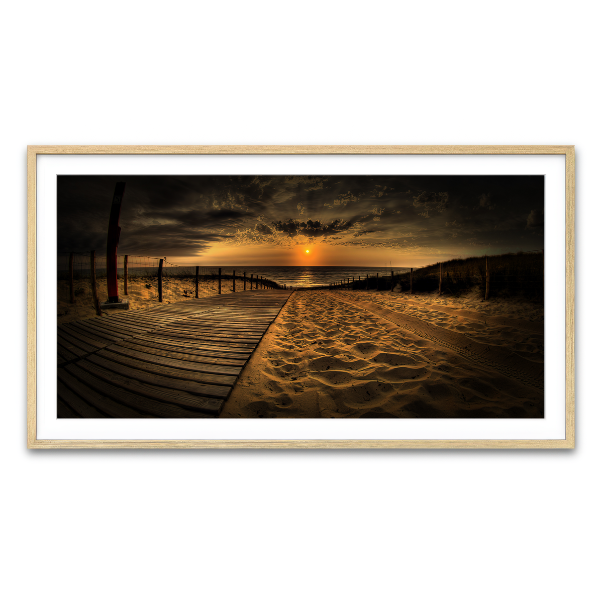 Framed Print 2x1 Natural