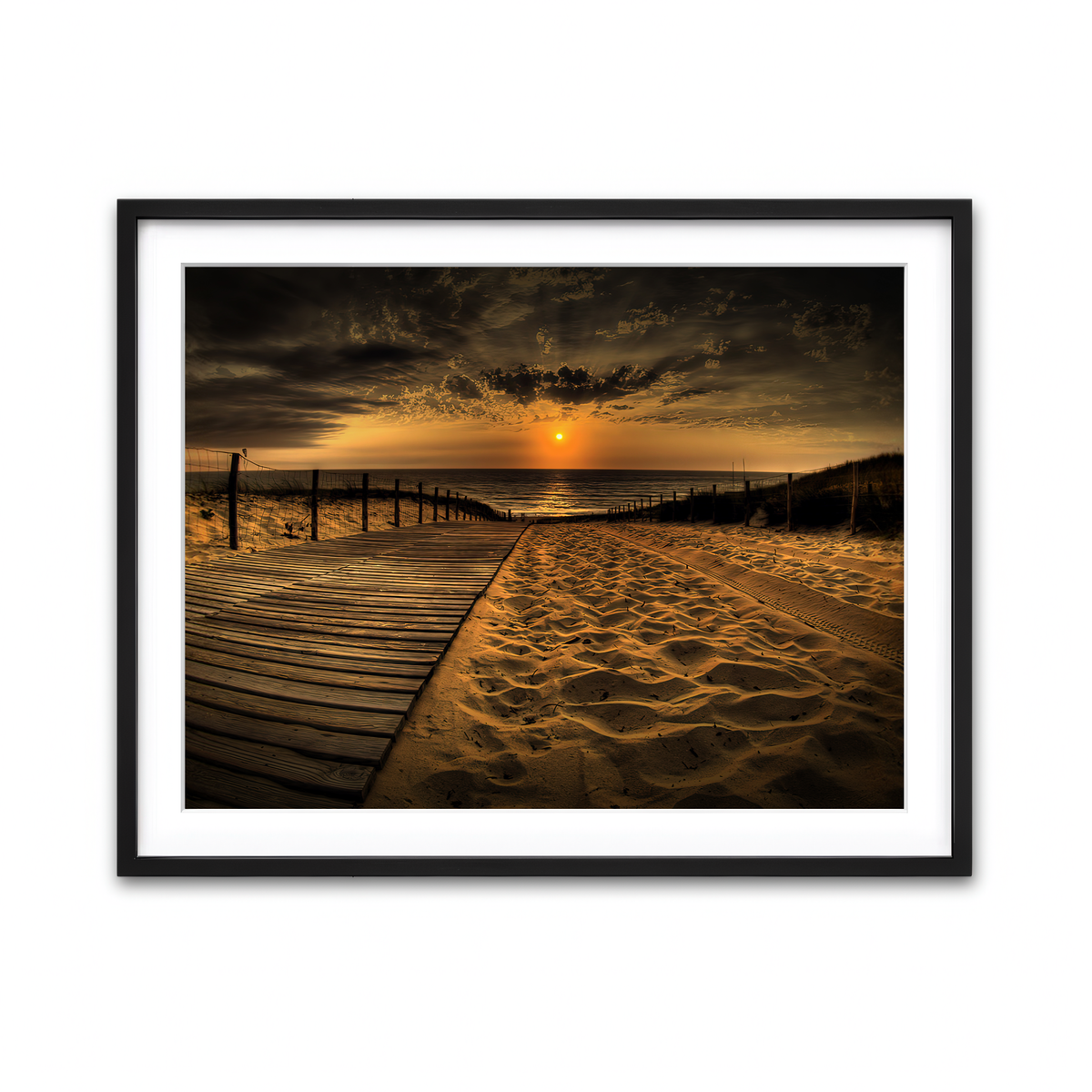 Framed Print 4x3 Black