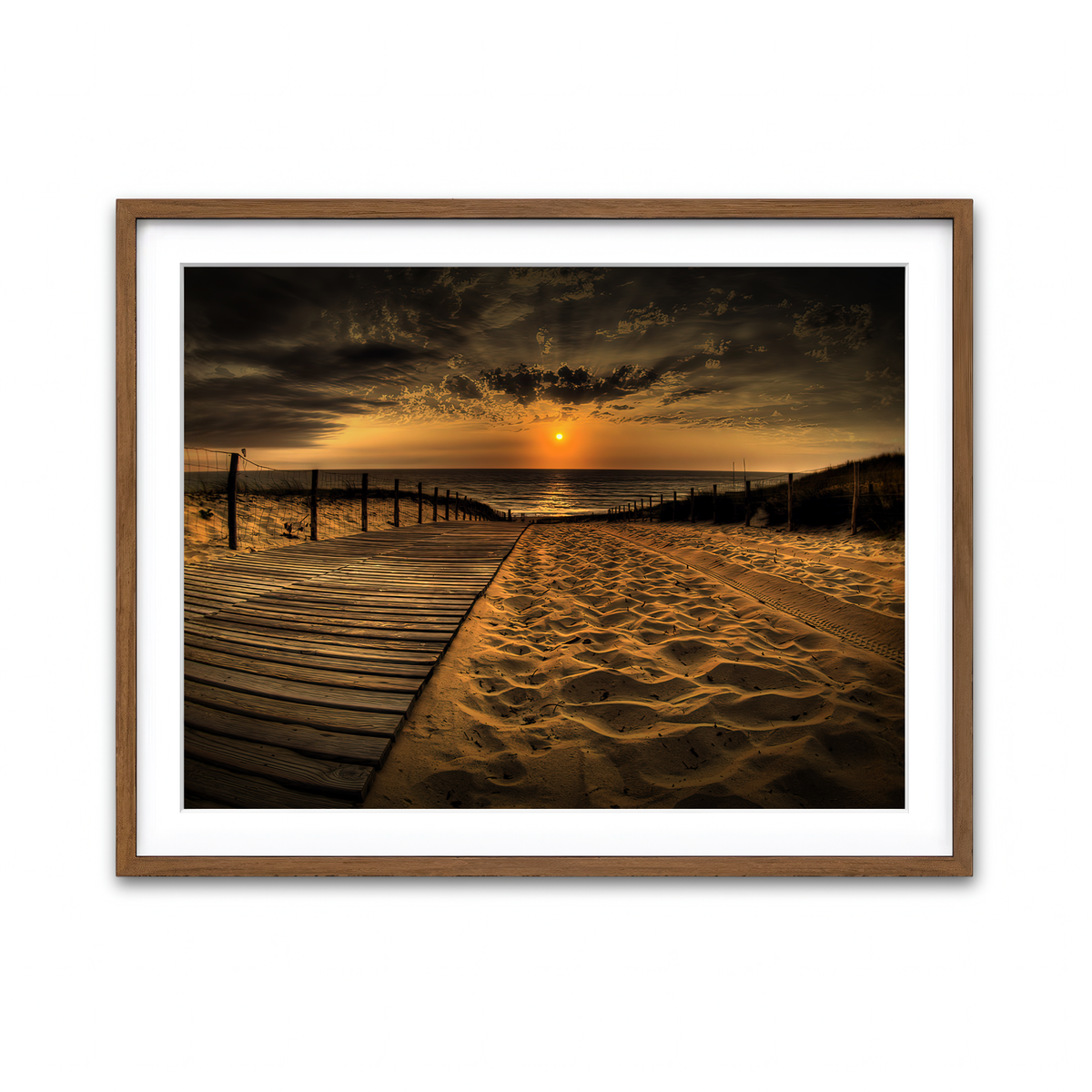 Framed Print 4x3 Walnut