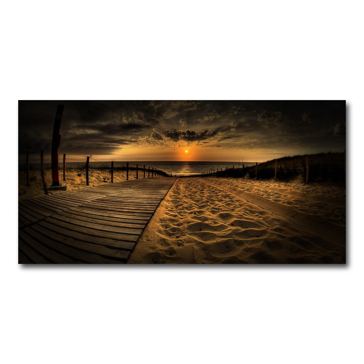AUTO-MOCKUP WHITE | Sunset Beach | 1 Piece | Gallery Wrapped | group=2x1