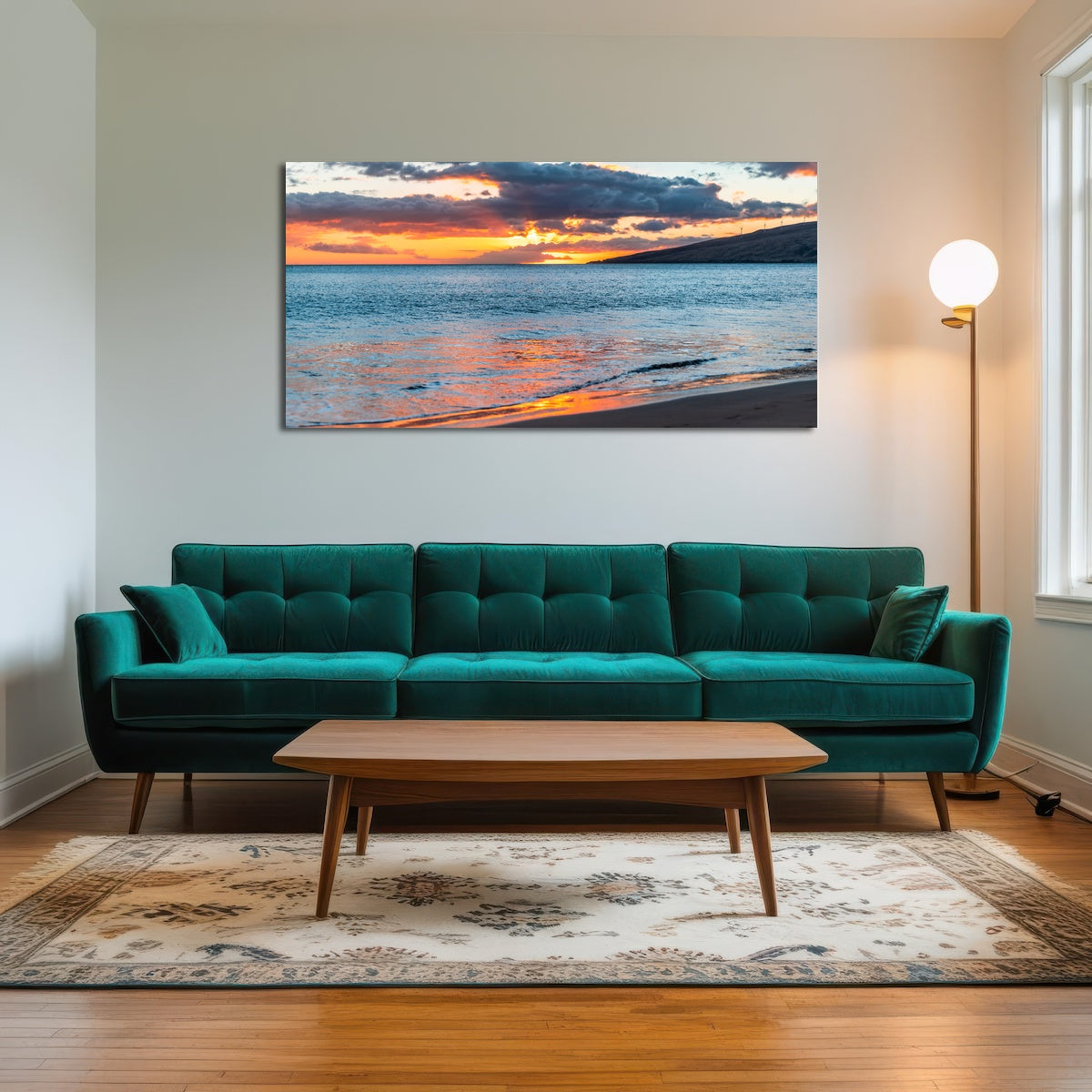 AUTO-MOCKUP ROOM | Sunset Over the Beach