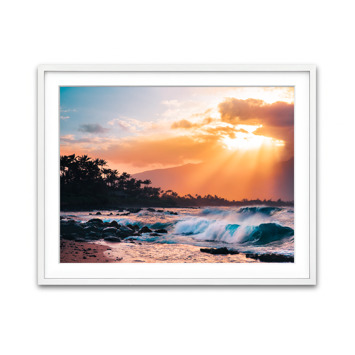 Framed Print 4x3 White