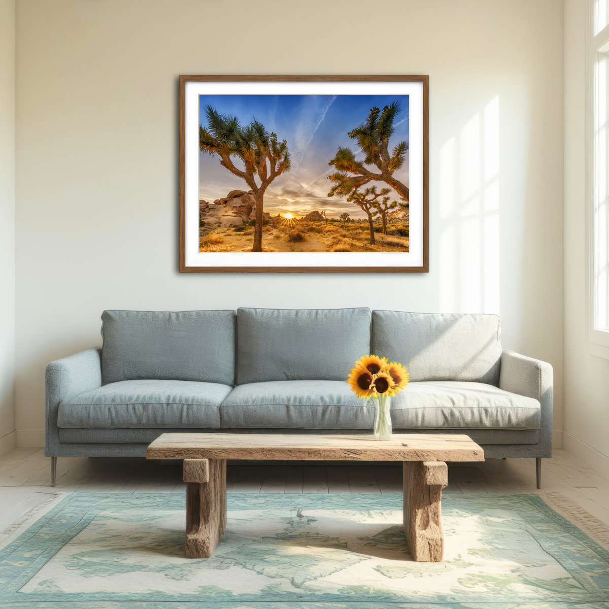 Sunset at Joshua Tree National Park Wall Art