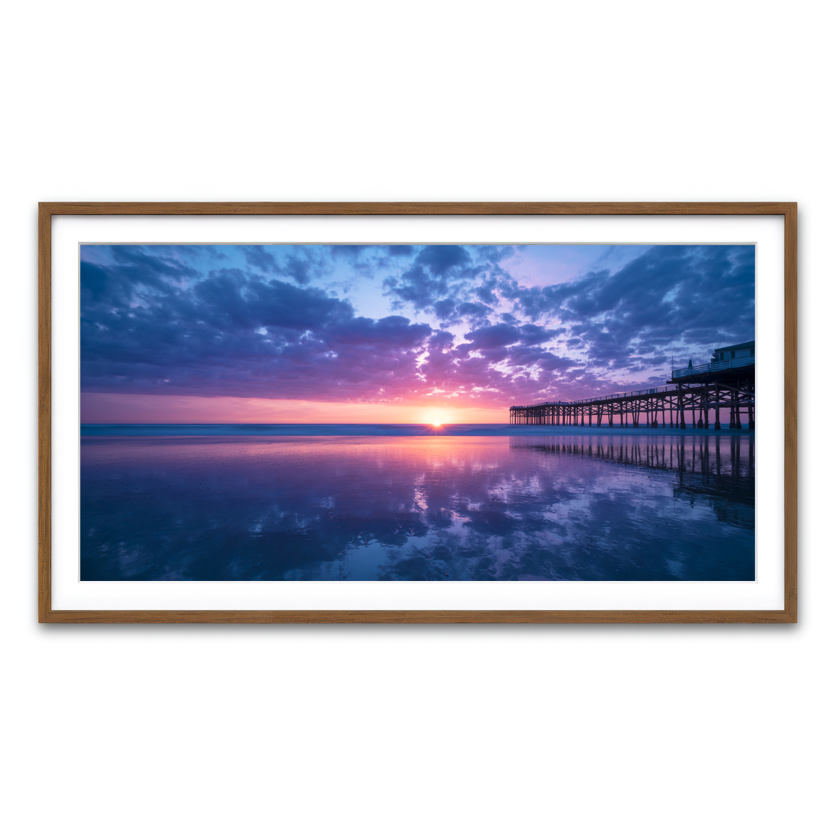 Sunset at Pacific Beach San Diego Wall Art