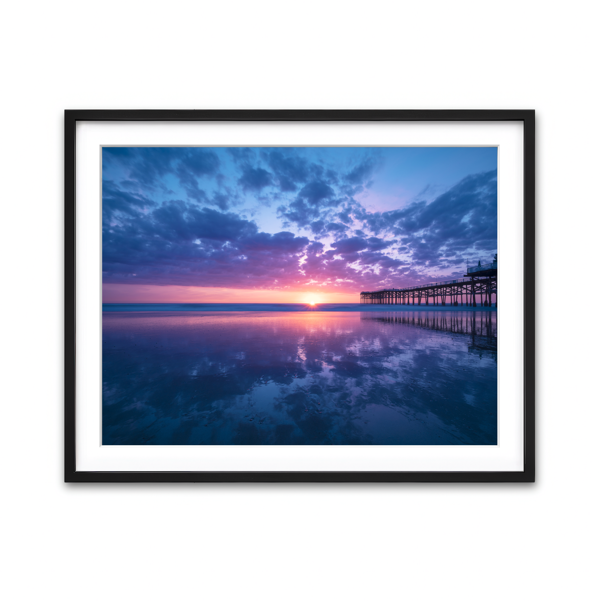 Sunset at Pacific Beach San Diego Wall Art