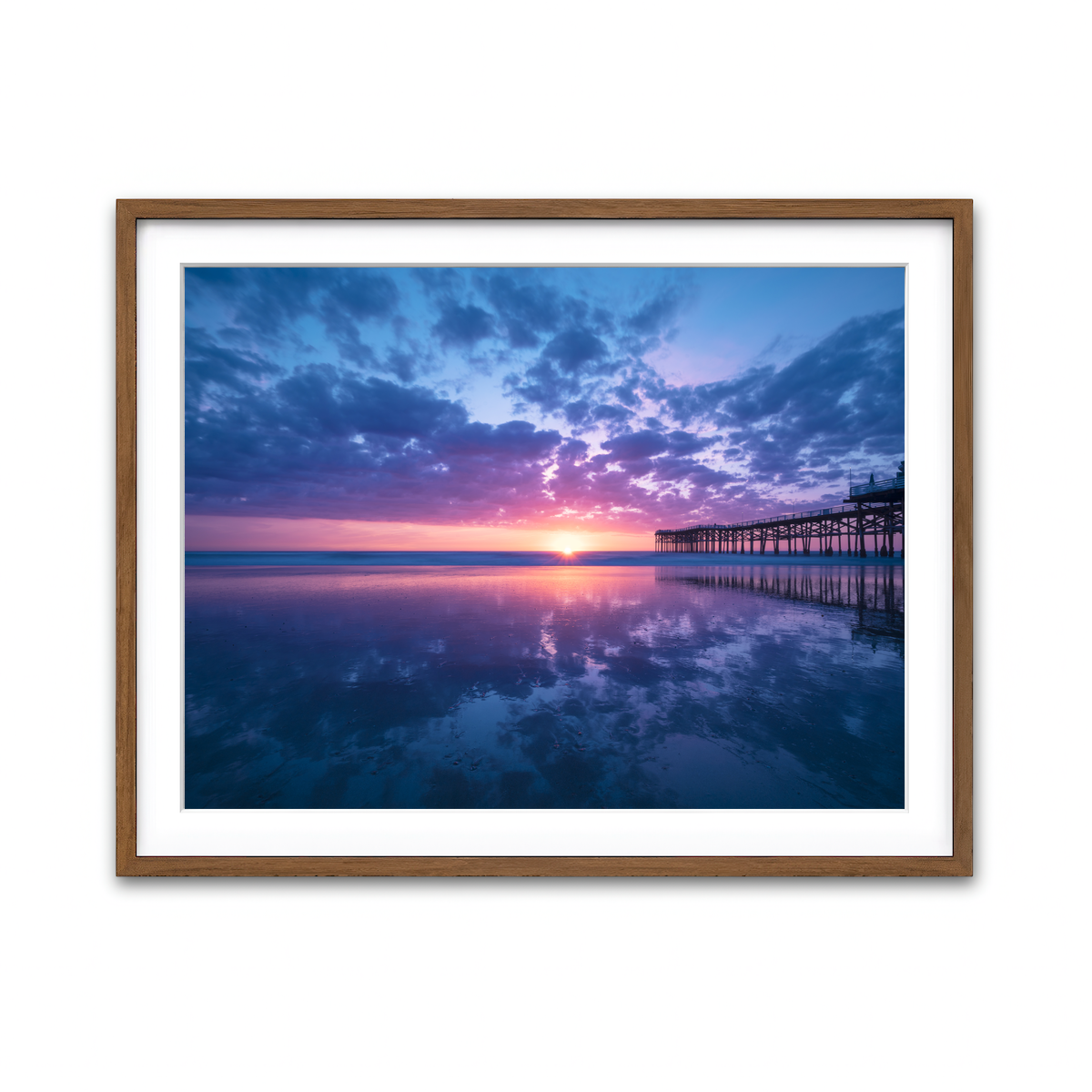 Sunset at Pacific Beach San Diego Wall Art
