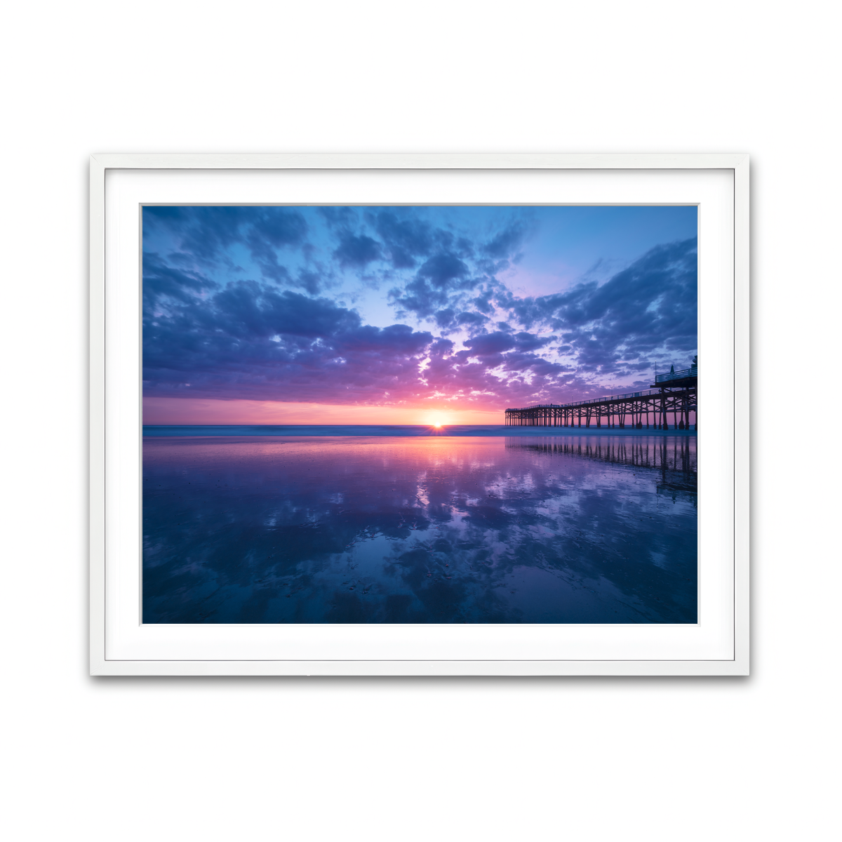 Sunset at Pacific Beach San Diego Wall Art