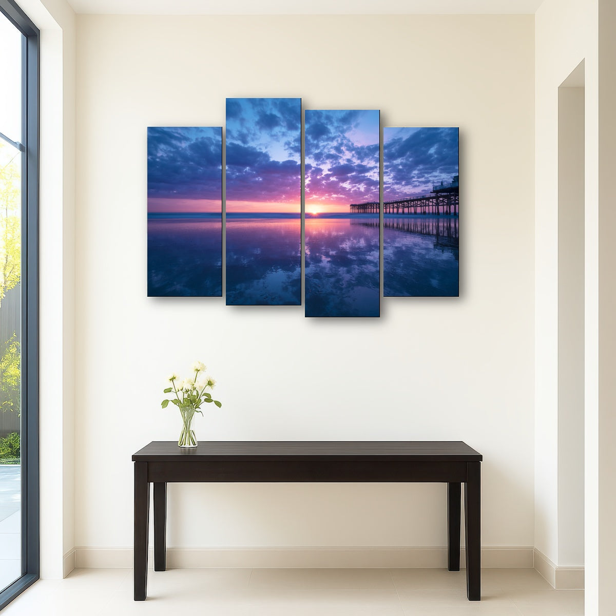 Sunset at Pacific Beach San Diego Wall Art
