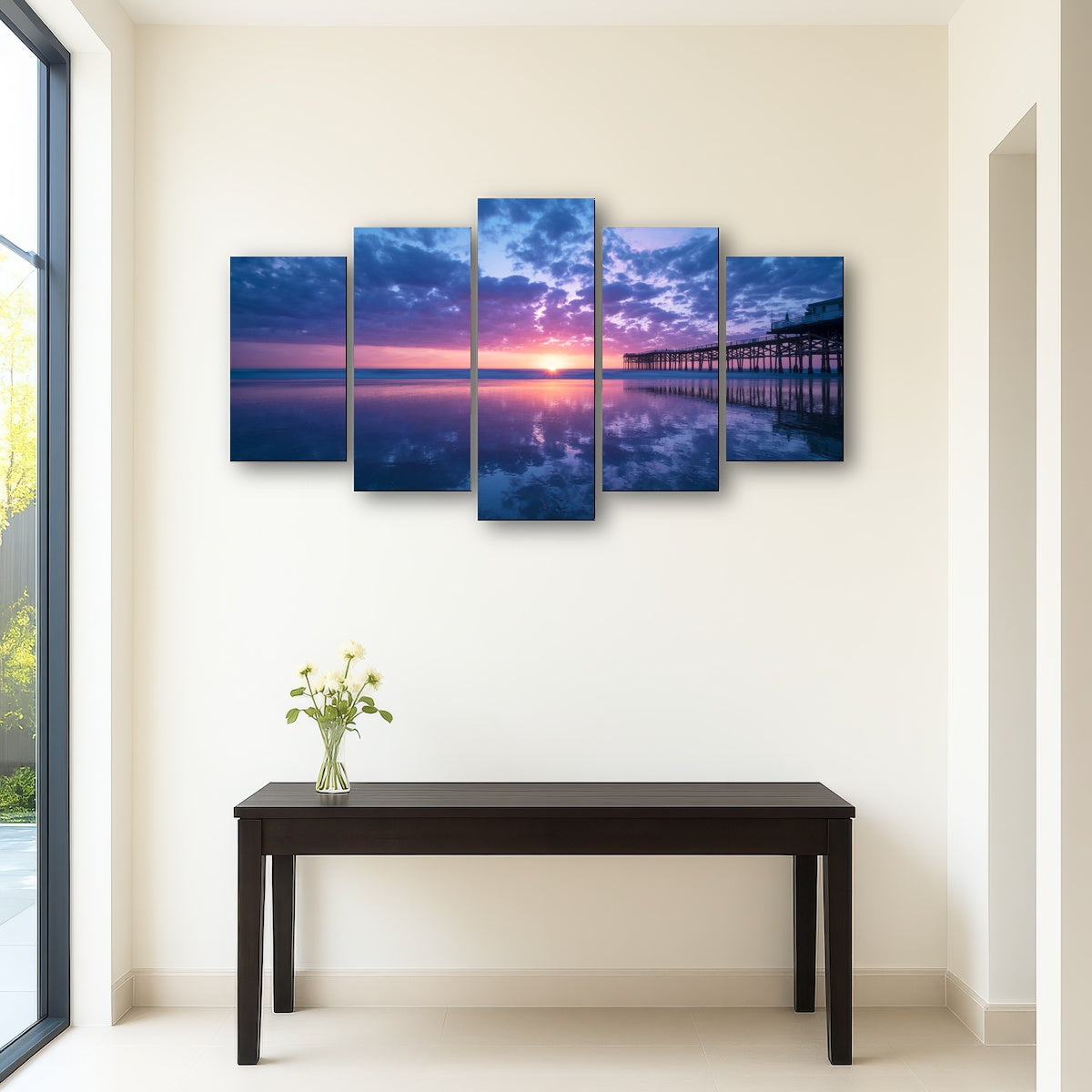 Sunset at Pacific Beach San Diego Wall Art