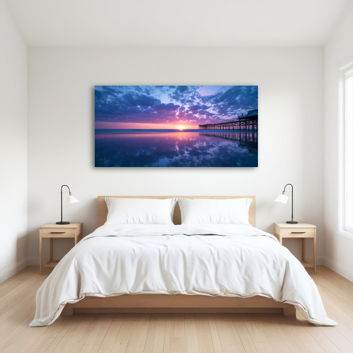Sunset at Pacific Beach San Diego Wall Art