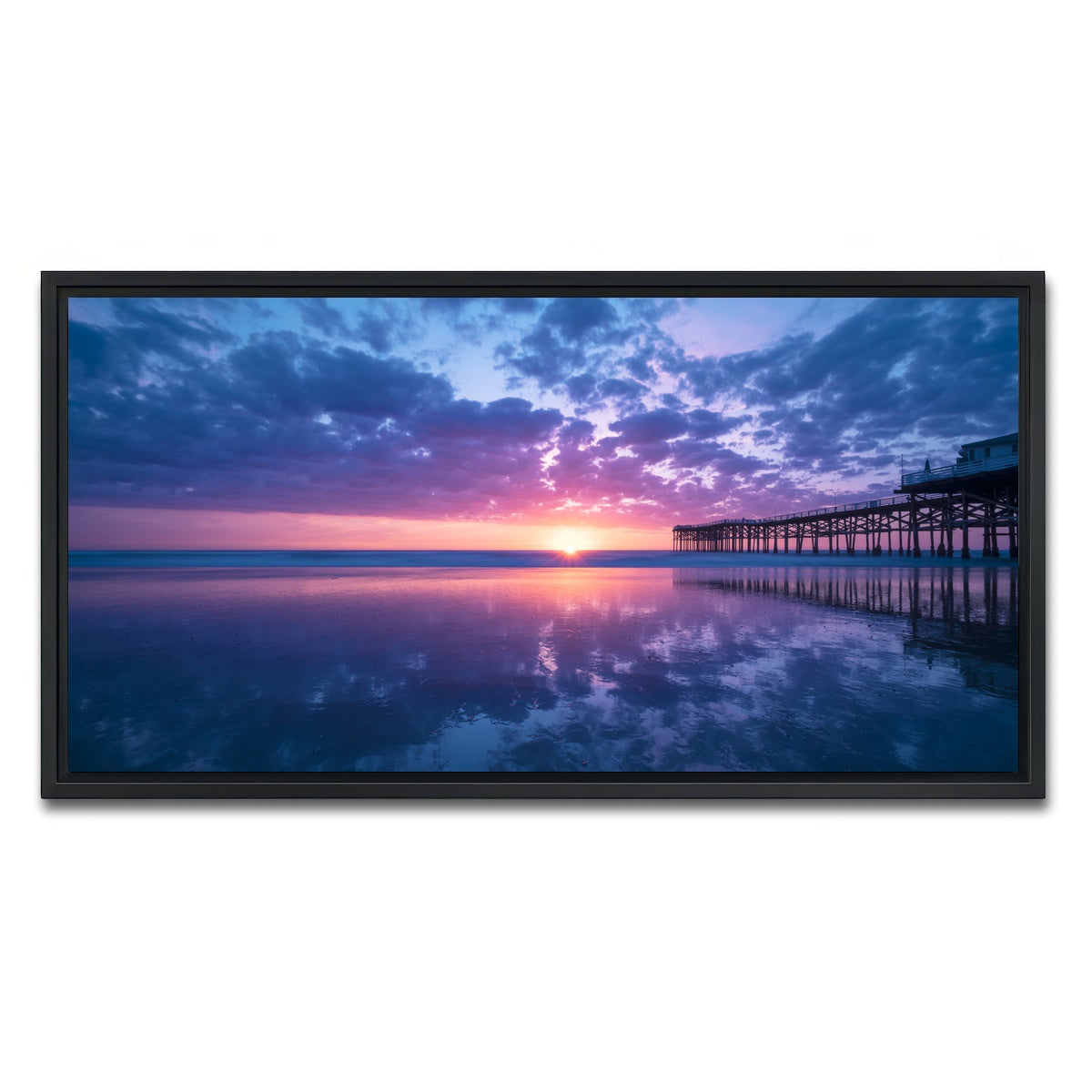 Sunset at Pacific Beach San Diego Wall Art