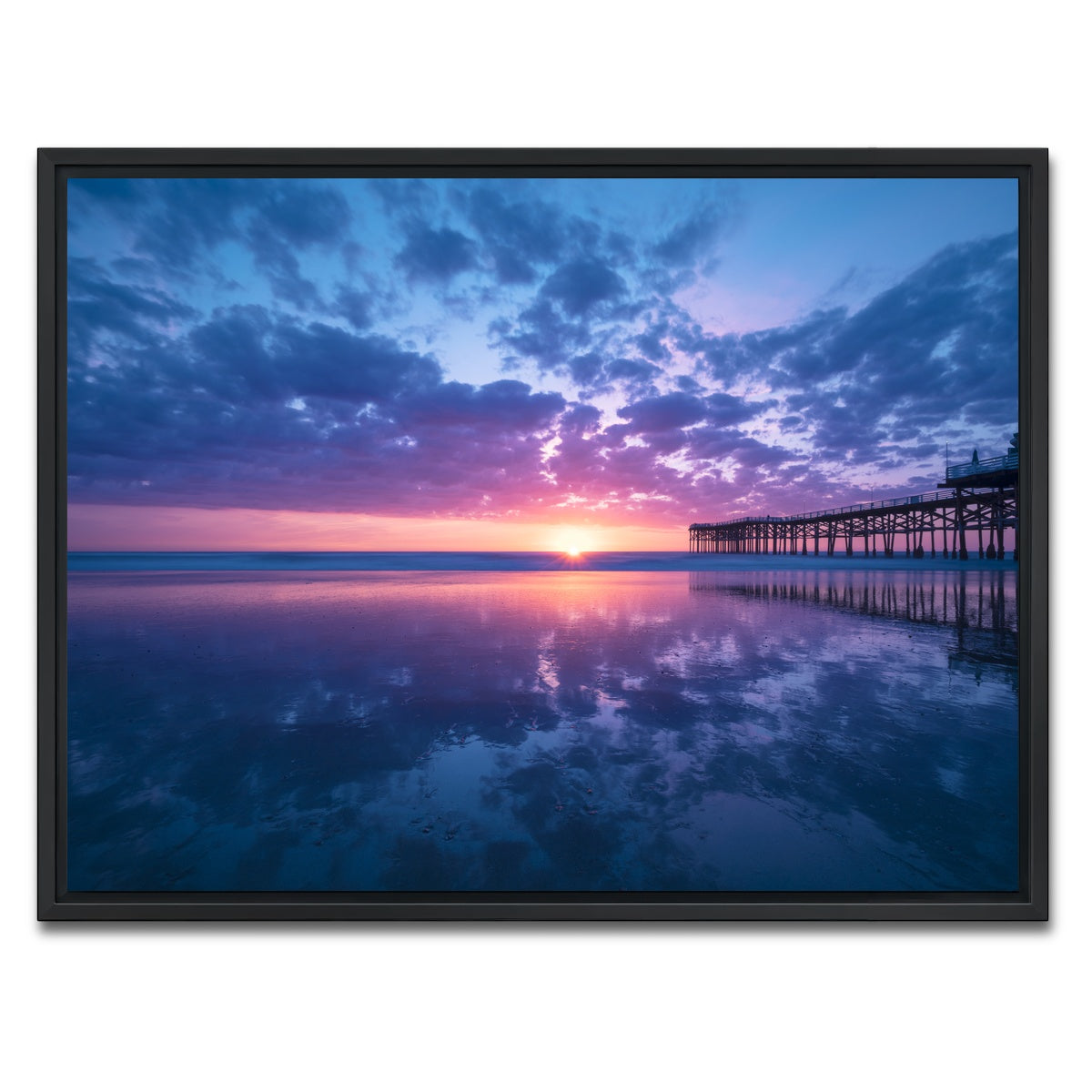 Sunset at Pacific Beach San Diego Wall Art
