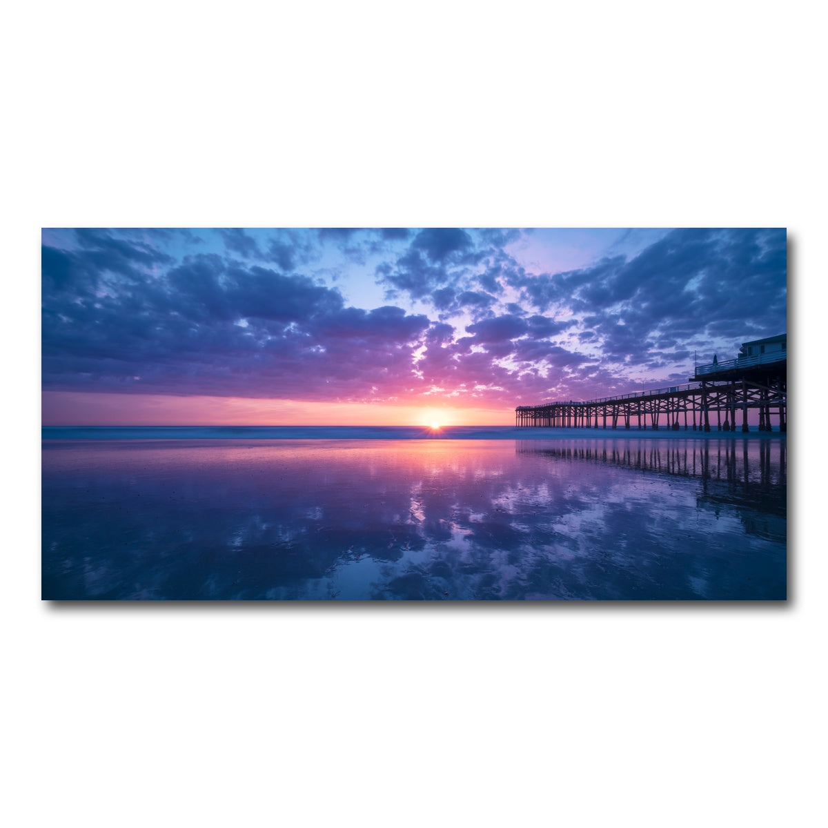 Sunset at Pacific Beach San Diego Wall Art
