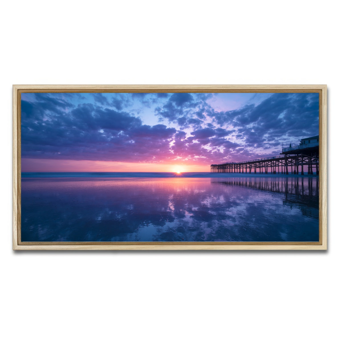 Sunset at Pacific Beach San Diego Wall Art