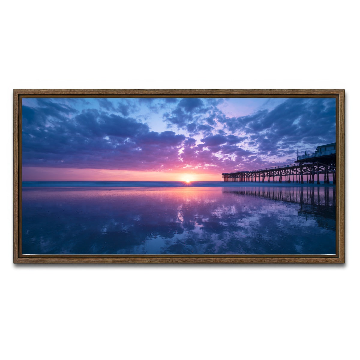 Sunset at Pacific Beach San Diego Wall Art