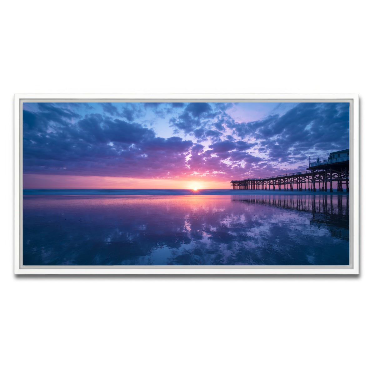 Sunset at Pacific Beach San Diego Wall Art