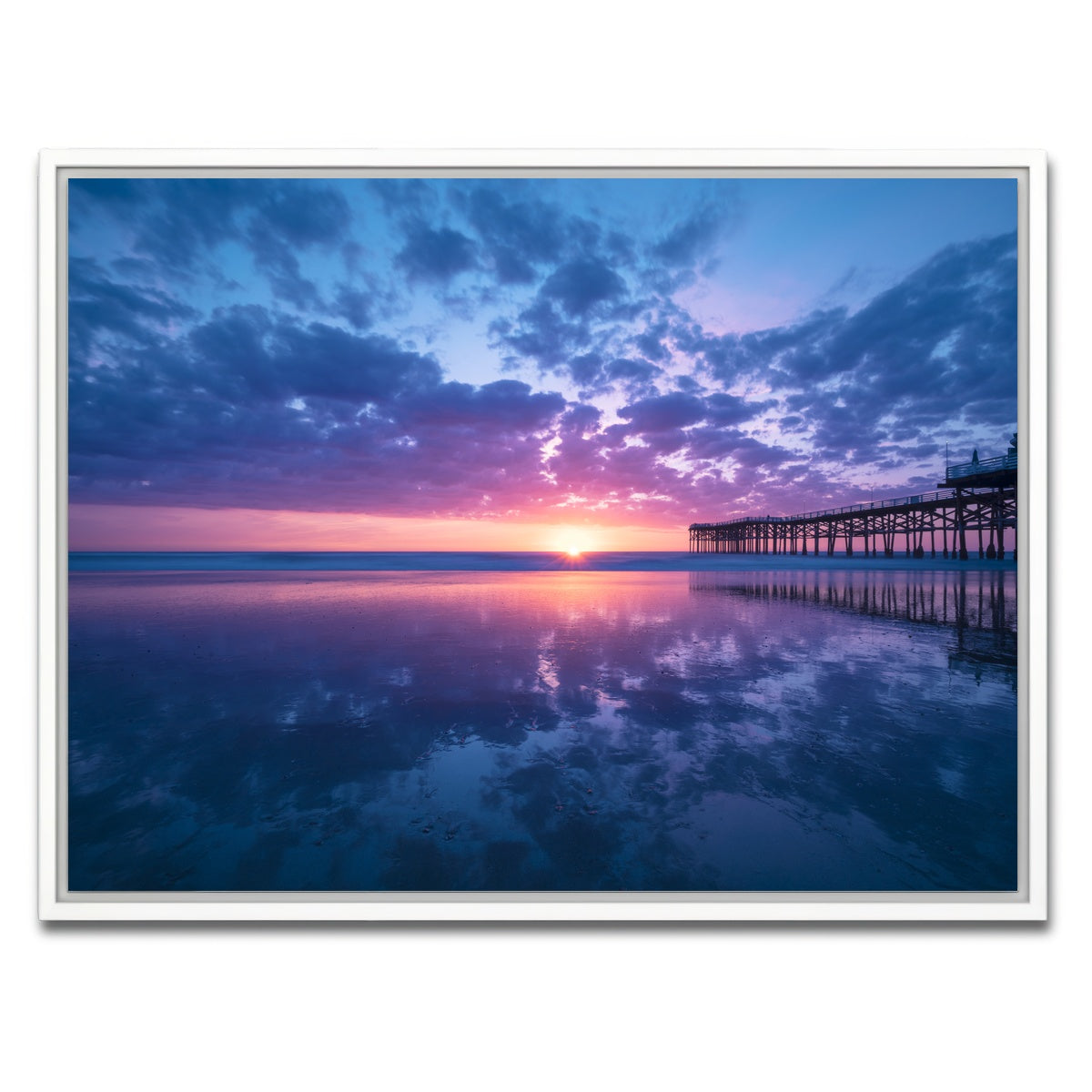 Sunset at Pacific Beach San Diego Wall Art