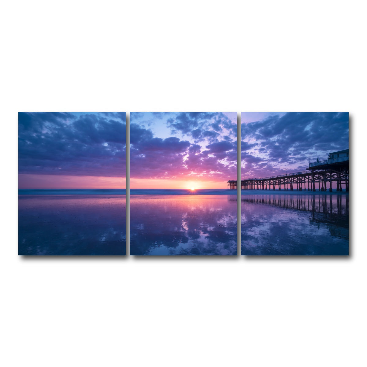 Sunset at Pacific Beach San Diego Wall Art