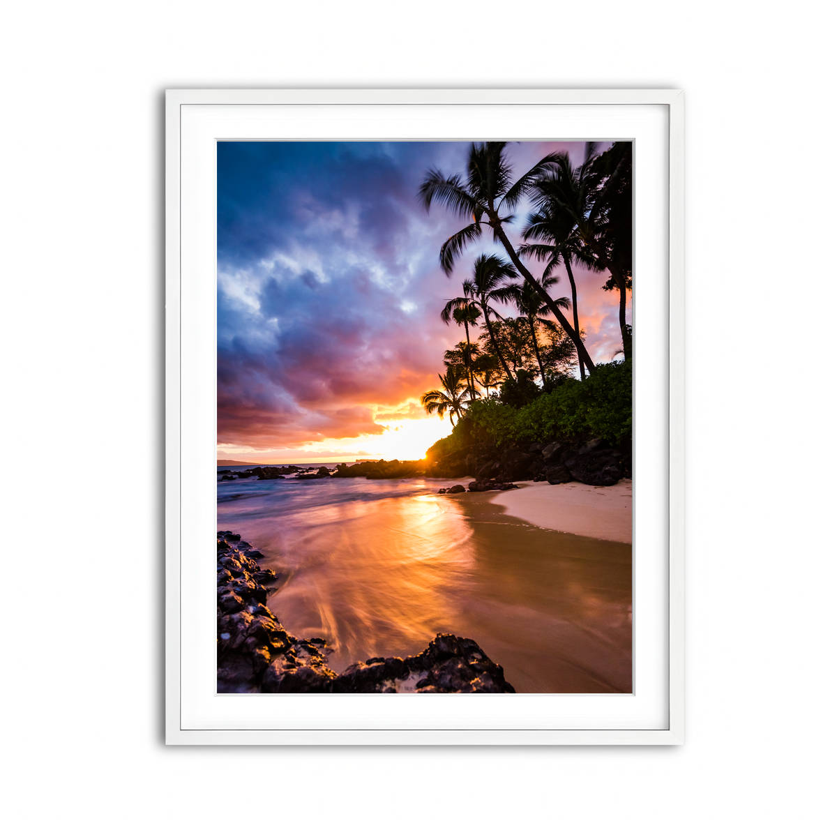 Framed Print 3x4 White