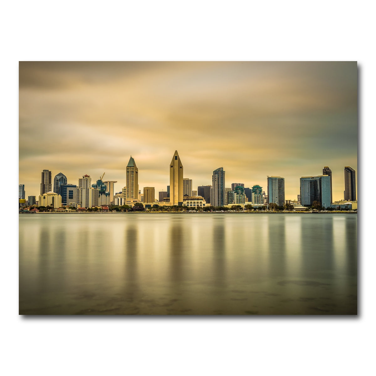Sunset Skyline of San Diego Wall Art