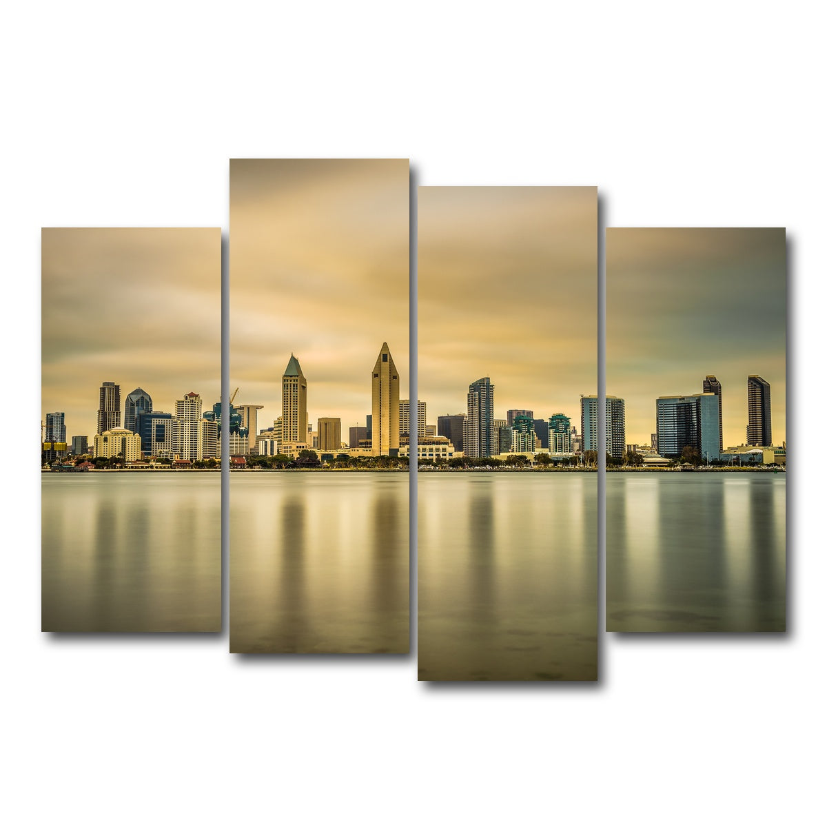 Sunset Skyline of San Diego Wall Art