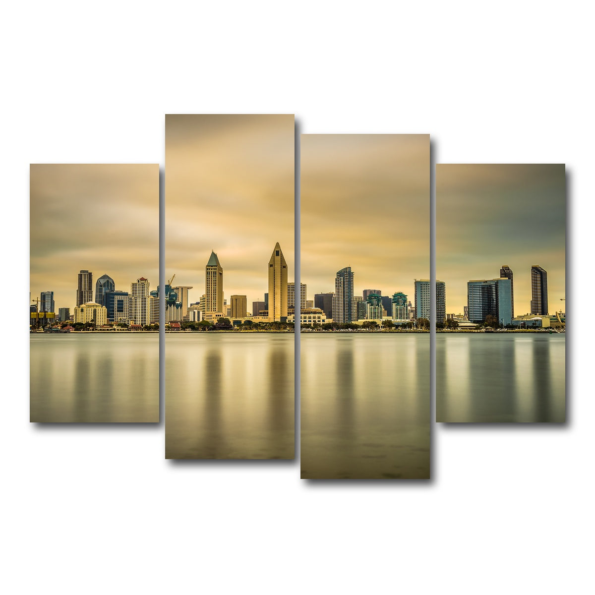 Sunset Skyline of San Diego Wall Art